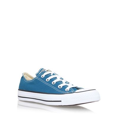 Converse Blue 'Ct Seas Low' flat lace up sneakers